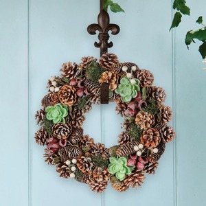 Soporte de almacenamiento de metal resistente Soporte de árbol para chimenea Mantel Colgador decorativo de Navidad para medias navideñas - Product Image 4