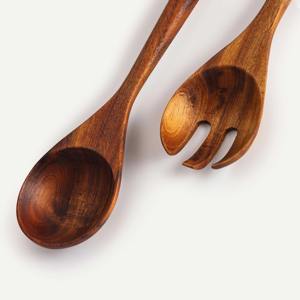ช้อนไม้โมเดิร์นคลาสสิกเครื่องครัวงานปาร์ตี้งานทำมือที่ดีที่สุดอุปกรณ์ที่ใช้บนโต๊ะอาหารสำหรับเสิร์ฟชาอาหารเครื่องล้างจานปลอดภัย - Product Image 2