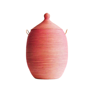 Cesta hecha a mano de algas marinas de Vietnam para almacenamiento ecológico Cesta con tapa natural para ropa, lavandería y uso decorativo - Product Image 3