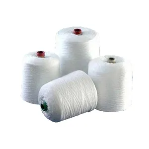 NE 20S/1 vòng quay sợi polyester có độ bền cao nhuộm và hoàn thiện loại sợi tổng hợp làm từ sợi polyester