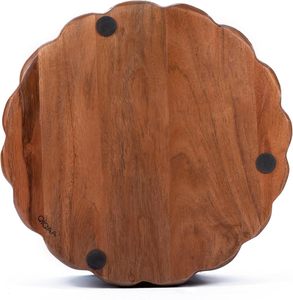 Eco-friendly Solid Wooden Salad & Soup Bowl Home Kitchen Multipurpose <b>Serving</b> <b>Dish</b> for <b>Breakfast</b> Snacks Plate Type - Product Image 3