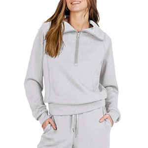 Chándal de invierno Unisex de diseñador personalizado Sudadera con capucha de algodón suave y pantalones de chándal Joggers casuales Chándales Conjuntos de 2 piezas para mujer 2026 - Product Image 2