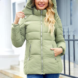 Veste d'hiver légère avec logo personnalisé impression broderie chaud extérieur isolé manteau OEM usine fournisseur fabricant - Product Image 2