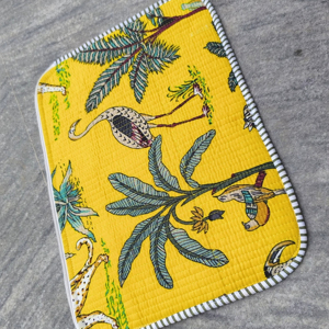 Handmade Durable Modern Large Capacity Soft Floral Printed Cotton Fabric Eco-Friendly <b>Laptop</b> Sleeve <b>Case</b> - Product Image 1