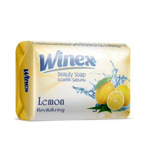 WINEX 60g Lemon Beauty <b>Soap</b> <b>Paper</b> Wrapped Moisturizing Refreshing Hand Wash No Harsh Chemicals Daily Body Cleanser 72 Pcs Bulk - Product Image 1