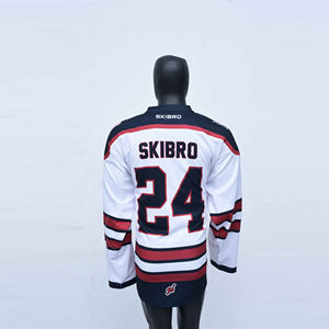 Camisetas de hockey sobre hielo unisex al por mayor impresión por sublimación de la mejor calidad con diseño de logotipo personalizado ropa deportiva para nombre del equipo-OEM - Product Image 5