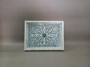 Bandeja de Incrustaciones de Hueso de Alta Calidad, Creación Artesanal, Aspecto Premium, Diseño Artesanal Elegante, Estilo Moderno Clásico - Product Image 2