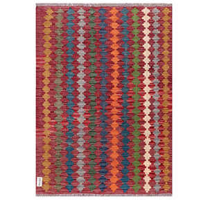 Alfombra Kilim de Maimana, Afganistán, 145 x 106 cm, Alfombras y Juegos de Alfombras - Product Image 1