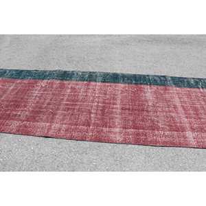 Vintage Turkish <b>Runner</b> Rug 3.9x16.9 ft, <b>Red</b> Wool Rug - Product Image 4