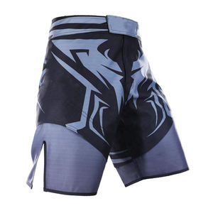 Shorts de boxe MMA pour hommes, évacuant l'humidité, extensibles, respirants, en spandex/polyester, légers, pour l'entraînement - Product Image 4