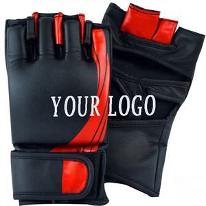 Guantes de boxeo profesionales Muay Thai, conjunto de equipo de cuero MMA personalizable, diseño ganador con muestra gratis de encaje disponible - Product Image 3