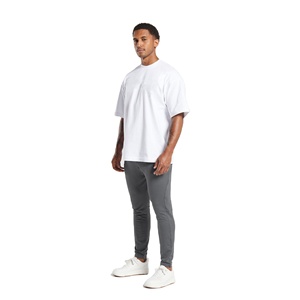 Performance Skinny <b>Jogger</b> Pants for Men Polyester Spandex <b>Slim</b> Fit Training Gym Running Track Pants Custom OEM Private Label - Product Image 4