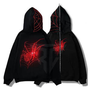 <b>Rhinestone</b> Hoodies Soft <b>Fabric</b> Private Label <b>Rhinestone</b> Hoodies For Men Different Style Custom Logo Best Material Men - Product Image 2