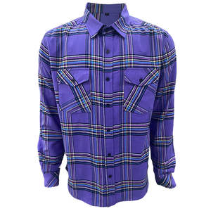 Camisa de Franela para Hombre, de Algodón Transpirable, Hecha a Medida, Precio al por Mayor, Informal, Talla Grande, Tejido de Punto, Logotipo Personalizado - Product Image 1