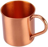Tasse en cuivre martelé antique Style créatif Tasse en métal de qualité supérieure disponible en différents styles