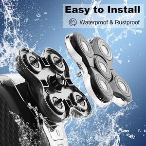 Paquete de 3 cabezales de repuesto para afeitadora eléctrica, para mini afeitadora eléctrica rotativa, triple cuchilla, lavable, para rostro, cuerpo y barba - Product Image 2