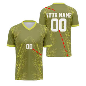 Maillot de football 100% polyester, vente en gros d'usine, maillot d'entraînement de football personnalisé, prix raisonnable, maillot de football de qualité supérieure - Product Image 4