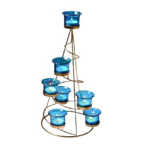 Iluminación de araña de metal rectangular para colgar en el techo, marca diseñada con múltiples luces para decoración de Ramadán - Product Image 3