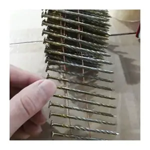 Clavos para Pistola de 15 Grados para Techos - Clavos en Espiral de Acero Estándar ISO - Excelencia Industrial de Malasia - Gran Precio - Product Image 1