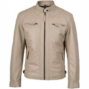 Nueva chaqueta de cuero con cremallera informal para hombre de otoño e invierno personalizada de bajo precio 2025 - Product Image 5