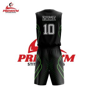 Maillot de basket-ball à sublimation personnalisée ensemble d'uniformes d'équipe à quantité minimale de commande bas - Product Image 2