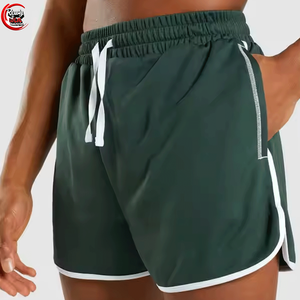 กางเกงขาสั้นผ้าคอตตอนขาสั้นสำหรับผู้ชาย, กางเกงตาข่ายกีฬาแบบหลวมแห้งเร็วขนาดใหญ่ลาย100% สำหรับใส่วิ่งและบาสเก็ตบอล - Product Image 2