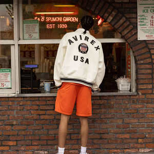 Men's Premium Winter White <b>Jacket</b> 100% Genuine Leather Windproof Waterproof Custom Logo Embroidery and <b>Rhinestone</b> All Sizes - Product Image 5