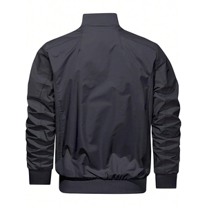 Meilleures ventes, Veste coupe-vent à enfiler en 100% coton avec logo personnalisé OEM pour hommes, Vente en gros de tissu longue durée de haute qualité - Product Image 3