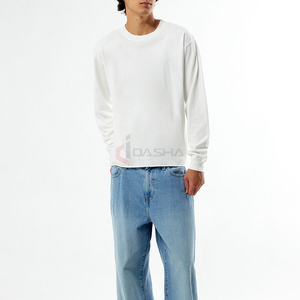 T-shirt d'été à manches longues en coton à col rond imprimé numérique personnalisé Streetwear Fabricant de logo personnalisé - Product Image 3