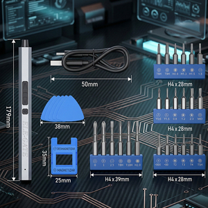 ชุดไขควงไฟฟ้าไร้สาย 33-in-1 เกรดอุตสาหกรรม พร้อมหัวไขควงความแม่นยำ 24 ชิ้น และไฟ LED ไขควงขนาดเล็กแบบใช้แบตเตอรี่ - Product Image 1
