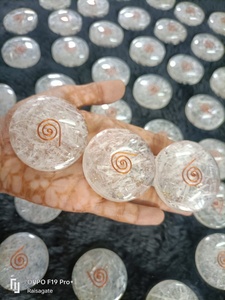 Placa de Selenita Natural para Orgón, Placa de Carga de Cristal, Sanación Energética, Meditación, Reiki, Decoración del Hogar, Venta al por Mayor - Product Image 3