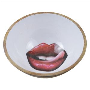 Cuenco de servicio de madera de calidad Natural de color LGBTQ, ensaladera decorativa de Metal para boda, restaurante, diseño de Hotel - Product Image 1