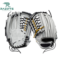 Gants de baseball pour receveur 2025 en cuir Kip personnalisables avec logo, durables, 33 pouces, à doigts entiers, isolés, pour droitier, imperméables et légers