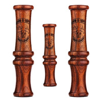 Appel de Cerf en Bois de Sheesham Premium avec Logo Gravé Personnalisé – Outil de Chasse Efficace pour Attirer les Cerfs à Queue Blanche, Fabriqué en Plastique Durable