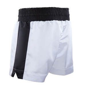 กางเกงขาสั้นมวยสำหรับผู้ชายกางเกงขาสั้นสีล้วนน้ำหนักเบาดีไซน์ใหม่ฉลากส่วนตัวได้ - Product Image 4