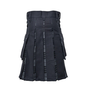 Meilleures ventes Kilts en cuir décontractés de haute qualité Nouveaux styles à la mode Service OEM Vente en gros Meilleurs prix - Product Image 3