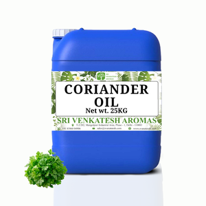 100% aceite esencial de cilantro puro y natural destilado al vapor de grado superior para todo tipo de piel a granel de la India precio al por mayor - Product Image 1