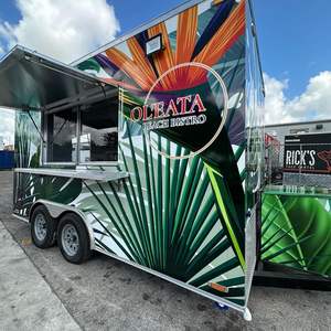 Remolque de Comida de Aluminio de Alta Calidad con 4 Ruedas, Camión Rápido para la Venta Ambulante, con Motor Integrado y 2 Años de Garantía - Product Image 2