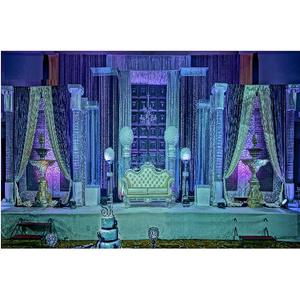 Pilar de cristal para decoración de escenario, decoración glamurosa para eventos de boda, escenario, hermoso Cristal, recepción de boda - Product Image 1