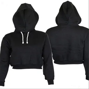 Sudadera corta ligera y transpirable de secado rápido para mujer con logotipo personalizable para invierno - Product Image 2