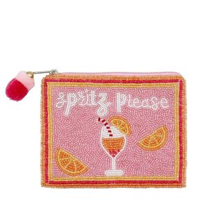 <b>Cuteness</b> Handcraft Beaded Embroidery Spritz Please Small <b>Wallet</b> Bag Stylish Luxury Premium Trendy Latest By Hiba Enterprises - Product Image 1