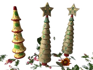 Kashmir Handmade Christmas <b>Tree</b> <b>Stand</b> Accessories Paper Mache Ornaments Baubles the Eco-Friendly Nature - Product Image 5