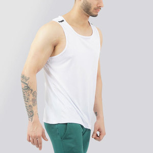Débardeur de sport pour homme en coton 100% sur mesure, respirant, vêtements de sport pour homme - Design tricoté décontracté - Product Image 3