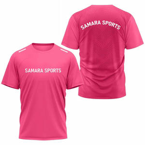 T-shirt en polyester pour hommes T-shirts à séchage rapide Impression par sublimation personnalisée logo unisexe Gym Sports T-shirts pour hommes - Product Image 1