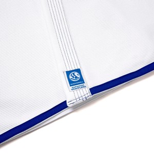 2025 nuevo BJJ Gi brasileño para cortar Jiu Jitsu Gi 460GM tejido de perlas poliéster/algodón personalizado frente transpirable sostenible alto - Product Image 4