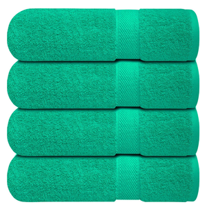 Serviettes de bain luxueuses en coton d'Inde Serviettes de plage écologiques et élégantes à absorption rapide - Product Image 3