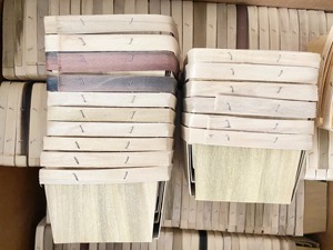 Récipient en bois fait main de panier de baies en bois écologique pour l'affichage rustique réutilisable de marché de ferme de stockage de légume fruit - Product Image 6