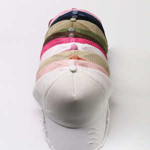 High Quality OEM Custom Summer Unisex <b>Plain</b> Color Wash Cotton <b>Baseball</b> <b>Cap</b> 5 Panel Mesh Sunscreen Vintage Trucker Hats - Product Image 1