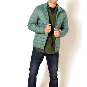 Chaqueta de Invierno Informal para Hombre, Chaqueta Acolchada Ligera con Capucha - Product Image 4