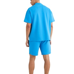 Camisa de Diseño con Cuello Alto 2026, Transpirable, Ajustada, para Verano, Diseño Moderno, Ropa Urbana, Venta al Por Mayor, Conjunto de Dos Piezas para Hombre - Product Image 5